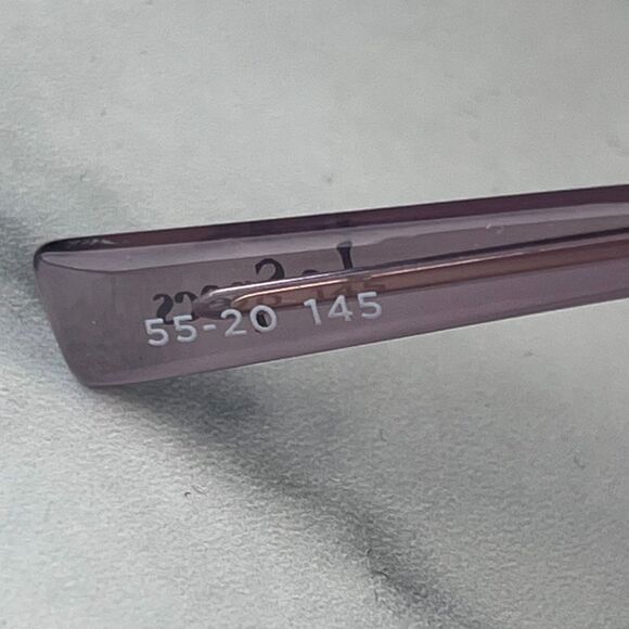 LeSpec METAGALACTIC Sunglasses Metal Gold Frame Lilac Lenses 55-20-145 Unisex - Picture 12 of 12